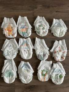 Couches-culottes jetables OEM pour bébés, douces et respirantes, avec SAP, en matériau biodégradable, taille 8XL, emballées en sachet - Product Image 5