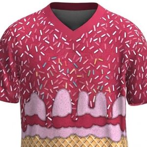 Camiseta Deportiva de Manga Corta con Cuello en V Personalizada para Hombre, Ropa Deportiva para Entrenamiento y Juegos de Béisbol - Product Image 3