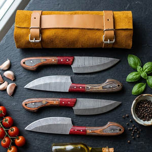 Hand Forged Damascus Steel Full Tang Excellent Quality Razor <b>Sharp</b> BBQ Steak <b>Knives</b> Set OEM Customizable Wholesale Best Price - Product Image 2