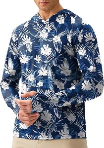 Chemise de pêche à manches longues pour homme, sweat-shirt noir à imprimé poisson, UPF 50, anti-UV, séchage rapide, polyester, pull-over - Product Image 3