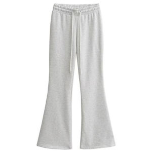 Pantalones Anchos Acampanados de Cintura Alta, Tela Elástica, Estilo Casual Urbano, para Oficina, Reuniones y Uso Diario, Pantalones para Mujer - Product Image 5