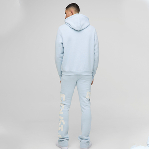 Conjunto de Sudadera con Capucha y Pantalones Deportivos con Estampado Personalizado, Proveedor de Conjuntos Deportivos de Algodón Premium OEM ODM - Product Image 4
