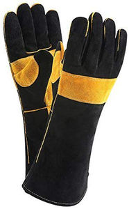 Guantes de Trabajo de Cuero Vintage Transpirables para Uso en Exteriores en las Cuatro Estaciones con Detección de Pinchazos - Product Image 3