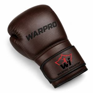 Gants de boxe marron en cuir PU respirant et léger, avec logo personnalisé, pour entraînement, sparring, adultes, extérieur, kickboxing, salle de sport - Product Image 4