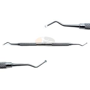 JACKBILLY Double Extrémité Endo Cuillère 127/128 Manuel 2mm En Acier Inoxydable Pelles Dentaires Réparatrices Médic Instruments En Gros - Product Image 1