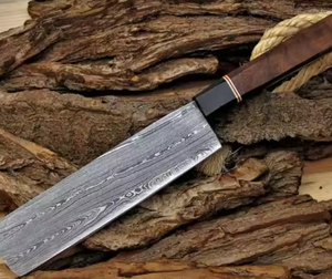 Couteau de Chef de Cuisine en Acier Damas PRESTIGE BLADES 2026, Ambidextre, Compatible Lave-Vaisselle, Manche Fait Main, Haute Qualité, OEM, Vente en Gros - Product Image 4