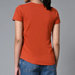 Nouveau design 2026 – T-shirt d'été pour femme, haute qualité, décontracté, respirant, manches courtes, polyester/coton, en promotion - Product Image 3