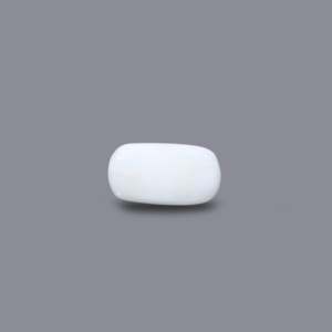 Natural White Coral Loose Gemstone 4.6 Carat Certified Fine Quality 4mm Calibrated - Product Image 2