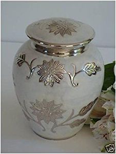Home decor urn vintage style urn secure lid urn ornamental urn <b>memorial</b> tribute urn sympathy <b>gift</b> urn for ashes timeless urn - Product Image 5