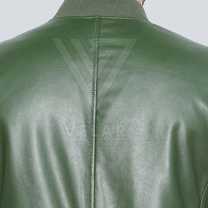 High Quality Casual <b>Leather</b> <b>Jacket</b> with Zipper Front Customized Logo Design OEM Service <b>Winter</b> <b>Jacket</b> for Men - Product Image 4