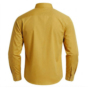 Factory Made Breathable Fashion Casual Long Sleeve Men Dress <b>Shirt</b> Button Down Solid Color Business <b>Office</b> Daily Wear Summer - Product Image 2