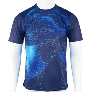 T-shirt en polyester de haute qualité pour hommes, sublimation, séchage rapide, léger, vente en gros - Product Image 6