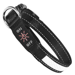 Collare per Cani LED con 9 Colori, Impermeabile IPX7, Ricaricabile USB, Collare Luminoso di Sicurezza Notturna per Animali Domestici - Product Image 1