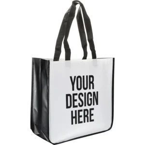 Bolsa de compras y promociones de PP laminado no tejido de alta capacidad, diseño personalizado y esquinas redondeadas. - Product Image 6