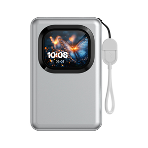 Banco de Energía Inteligente de 10000 mAh con Altavoz Bluetooth, Reloj Despertador, Calculadora, Localizador de Teléfono, Cargador Portátil Multifuncional - Product Image 1