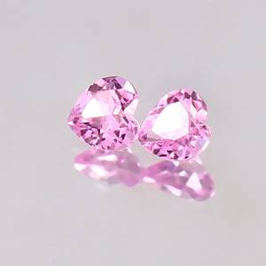 Pierre précieuse naturelle de morganite rose en forme de cœur, pierre non montée pour la fabrication de bijoux et de bagues, qualité supérieure - Product Image 2