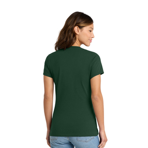 Nouvel Arrivage T-shirt Ajusté Femme 100% Coton Manches Courtes Col Rond Haut Décontracté Logo Personnalisé Fabricant OEM Fournisseur en Gros - Product Image 2