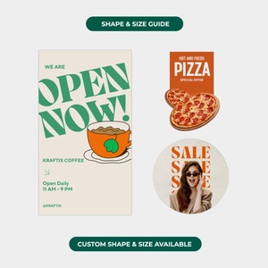 Pegatinas Personalizadas para Ventanas, Vinilos Decorativos Transparentes Esmerilados, Película Adhesiva para Vidrio con Impresión UV - Product Image 2