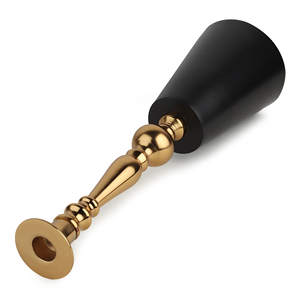 Metal Valora Candle Holder Silver/Gold <b>Top</b> and with Black Finished Base for Christmas Valentine's Day & <b>Easter</b> Home Decoration - Product Image 5