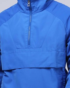 Veste coupe-vent en nylon surdimensionnée personnalisée avec logo pour homme, idéale pour l'entraînement et le jogging - Product Image 4