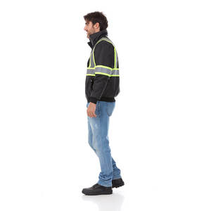 High Visibility Reflective Safety <b>Jacket</b> | Industrial Workwear <b>Jacket</b> for Construction & Road <b>Workers</b> Factory Manufacturer - Product Image 1