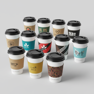 Funda de Papel Kraft Ecológica de Alta Calidad para Vasos de Café, Fabricada en Vietnam, Impresión y Logotipo Personalizados, Apta para Microondas, Reciclable - Product Image 6