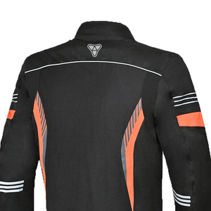 เสื้อแจ็คเก็ตมอเตอร์ไซค์สำหรับผู้ชายแบบกันน้ำ ระบายอากาศ กันลม คอตั้ง สำหรับฤดูหนาว พร้อมแผ่นป้องกัน CE แบบต่อผ้า สำหรับการขับขี่แข่งรถ - Product Image 4