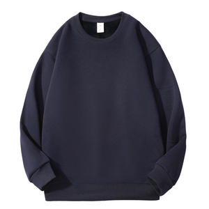 Sweat-shirt en molleton de coton pour homme, col rond, essentiel, streetwear quotidien - Product Image 1