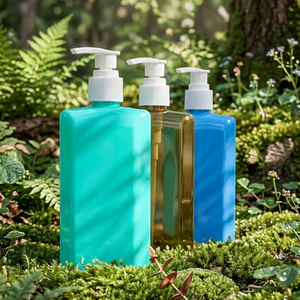 ขวดเจลอาบน้ำทรงเหลี่ยม PET เป็นมิตรกับสิ่งแวดล้อมของ Pavico สำหรับครีมทาหน้าและโลชั่น  รับออกแบบโลโก้/กราฟิกตามสั่ง โรงงานฝูโถว - Product Image 5