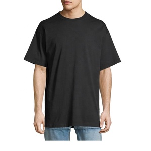 T-shirt décontracté en coton tissé à col rond et manches courtes pour homme, coupe ample, couleur unie vert et blanc, design minimaliste streetwear pour homme - Product Image 1