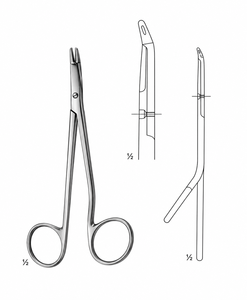 Porte-aiguilles Gillies avec ciseaux 150 mm |   Acier inoxydable de qualité supérieure - Product Image 1