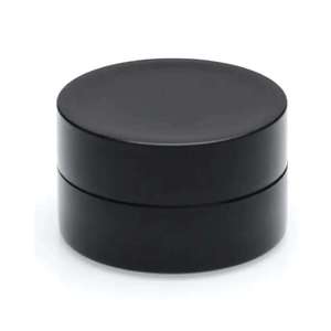 HDPE 150ml Luxury Pavico Skincare Round Black <b>Plastic</b> Jars ISO 9001 Certified Vietnam OEM/ODM Custom Color Body Butter <b>Packaging</b> - Product Image 4