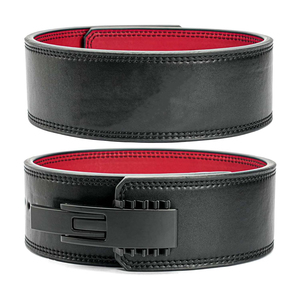 Ceinture de musculation unisexe en cuir de vachette, réglable, respirante, antidérapante, soutien lombaire, entraînement de force, noir, marron, design drapeau américain - Product Image 4