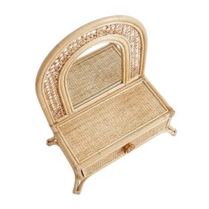Table de maquillage artisanale en rotin Jessie pour enfants, mobilier de chambre d'enfant, vente chaude, haute qualité, prix d'usine, pas cher - Product Image 1