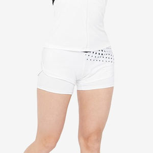 Shorts Deportivos para Mujer, Cintura Elástica, Transpirables, Bordados, de Doble Capa, para Fitness al Aire Libre - Product Image 6
