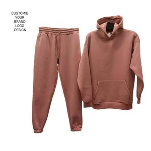 Ropa de invierno Sudadera con capucha Conjuntos de pantalones de chándal Jersey Unisex Con capucha Puños elásticos Tobillos Cintura Cordón Ropa deportiva informal Hoddie - Product Image 1