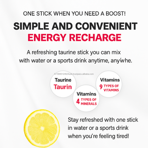 Bâton de poudre de taurine haute résistance avec multivitamines et minéraux pour la concentration énergétique et le bien-être quotidien Lot de 30 - Product Image 4