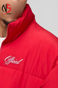 Chaqueta de Plumón Acolchada para Hombre, Diseño Nuevo, Cuello Tipo Camisero, Resistente al Viento, Cálida para Invierno, con Bolsillos, Marca OEM, Superventas - Product Image 5