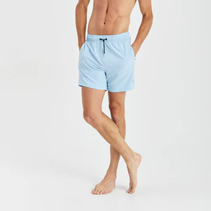 T-shirt de sport respirant 100 % coton pour homme, léger, à séchage rapide, short de bain à taille élastique courte, personnalisation OEM disponible - Product Image 4