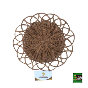 Rattan <b>Placemat</b> Vietnam Origin Handcrafted Eco Friendly Fiber Pad For Hotel Restaurant Food Table Decoration - Product Image 4