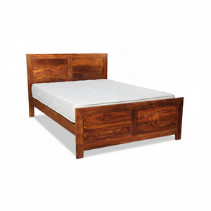 Cabecero de Cama Plegable de Madera Maciza Hecho a Mano, Tamaño Queen, con Estructura de Madera Resistente y Acabado Natural Color Miel - Product Image 6
