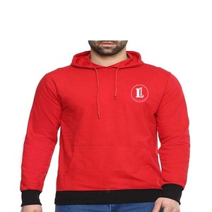 ผู้ผลิต OEM รับผลิตเสื้อฮู้ดดี้โอเวอร์ไซส์สำหรับผู้ชาย ผ้าโพลีเอสเตอร์/คอตตอนเนื้อหนา คุณภาพสูง สำหรับฤดูหนาว - Product Image 1