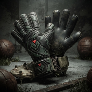 Gants de gardien de but confortables, vêtements de sport de haute performance, matière flexible, design professionnel pour le football. - Product Image 1