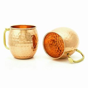Taza de Cobre Vintage con Asa, Diseño Vintage con Patrón Grabado, Vajilla para Bebidas - Product Image 3