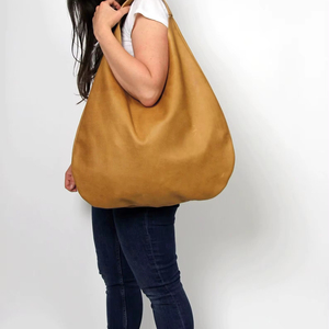 New Arrival High Quality Genuine Leather Vintage Lady Hobo <b>Bag</b> Women Shoulder Handbag with Zipper Closure Capacity Hobo <b>Bags</b> - Product Image 6