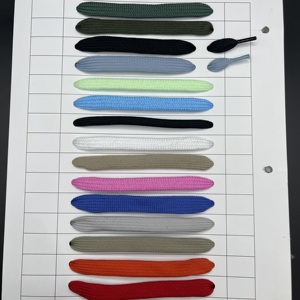 Cordones Planos Ecológicos de Poliéster Trenzado de 10 mm, Color Personalizado para Prendas de Vestir, Sudaderas con Capucha, Venta al Por Mayor de Fábrica - Product Image 5