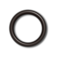 Fabrication de joints toriques en NBR/FKM/VMQ/HNBR/EPDM/FVMQ/PTFE/FFKM, résistants à la corrosion, à haute température, découpés sur mesure, en vrac, durables