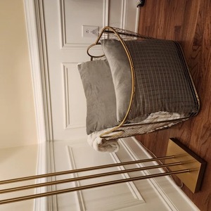 Industrial Metal Storage Basket Rectangle Iron Wire Durable 50x40x30cm Living Room Organizer Neatening Basket - Product Image 2