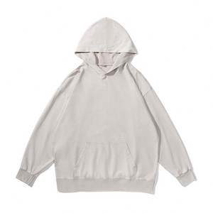 Men Acid Wash Hoodie Vintage Fade Pullover <b>Sweatshirt</b> with Washed Texture Adjustable Hood and Casual Street Fashion - Product Image 3