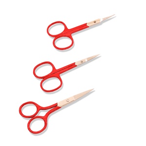 High Quality Beauty Tools Stainless Steel <b>Makeup</b> <b>Scissors</b> for Eyebrow Facial Hair Remover Safety <b>Scissor</b> With Logo - Product Image 4